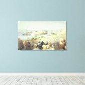 Die Insel Philae mit Blick auf den Nil Leinwanddruck (Insitu (Holzboden))