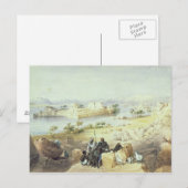 Die Insel Philae mit Blick auf den Nil Postkarte (Vorne/Hinten)