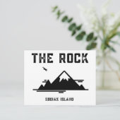 Die Insel Rock Kodiak Postkarte (Stehend Vorderseite)