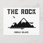 Die Insel Rock Kodiak Postkarte (Vorderseite)
