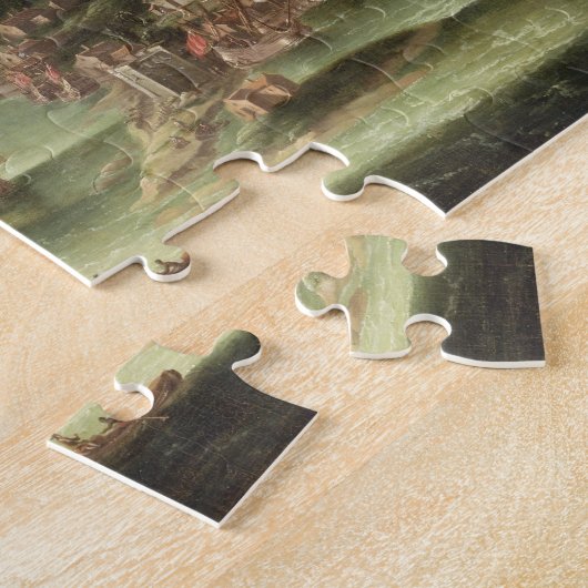 Die Insel von Barbados, c.1694 (Öl auf Leinwand) Puzzle (Seite)