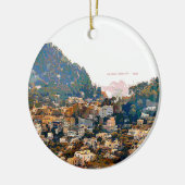 Die Insel von Capri Keramik Ornament (Links)