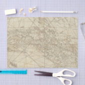 Die Insel von Kuba mit Teil des Bahama hat ein Seidenpapier (Handwerk)