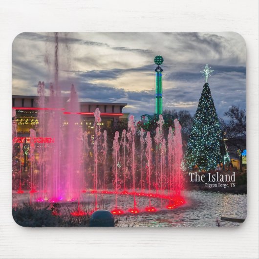 Die Insel zu Weihnachten in der Taubenschmiede Mousepad (Vorne)