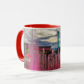 Die Insel zu Weihnachten in der Taubenschmiede Tasse (Vorderseite Links)