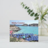 Die Inselgruppe Maltas Postkarte (Stehend Vorderseite)