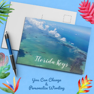 Die Inselkette vom Air Key West Florida Postkarte