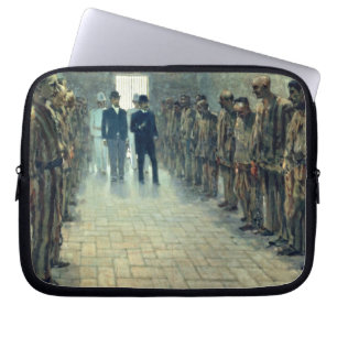 Die Inspektion (Öl auf Leinwand) Laptopschutzhülle