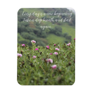 Die Inspiration der Natur Motivierend Magnet