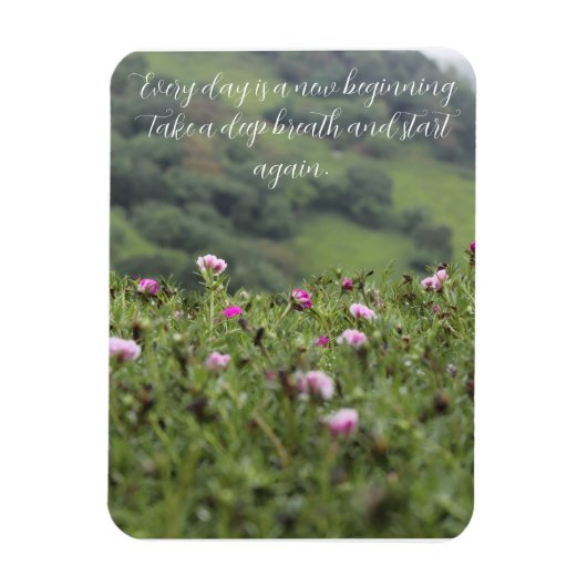 Die Inspiration der Natur Motivierend Magnet (Vertikal)