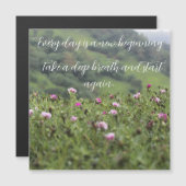 Die Inspiration der Natur Motivierend Magnetkarte (Vorne/Hinten)