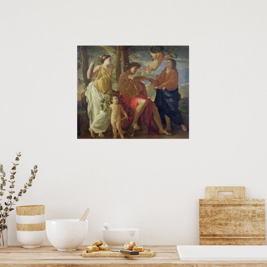 Die Inspiration des Dichters Poster (Küche)