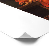 Die Inspiration von Saint Matthew, Caravaggio Poster (Ecke)