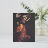 Die Inspiration von Saint Matthew Postkarte (Stehend Vorderseite)