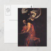 Die Inspiration von Saint Matthew Postkarte (Vorne/Hinten)