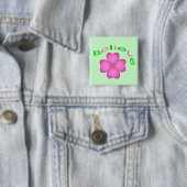 Die Inspirational Blume glauben Button (Beispiel)