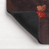 Die inspirierende Predigt (Öl auf Leinwand) Mousepad (Ecke)