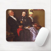 Die inspirierende Predigt (Öl auf Leinwand) Mousepad (Mit Mouse)