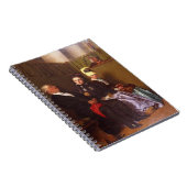 Die inspirierende Predigt (Öl auf Leinwand) Notizblock (Rechte Seite)