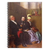 Die inspirierende Predigt (Öl auf Leinwand) Notizblock (Vorderseite)