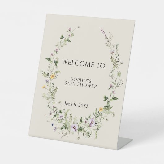 Die Inspirierte Gartendusche der Natur Sockelschild (Vorderseite)