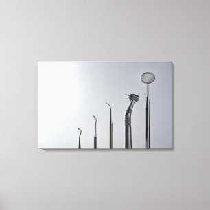 Die Instrumente des Zahnarztes Leinwanddruck