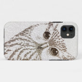 Die intellektuelle Eule - Typografiekunst - Case-Mate iPhone Hülle (Rückseite (Horizontal))