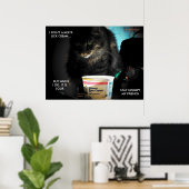 Die interessanteste Katze der Welt Poster (Heimbüro)