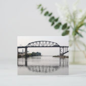 Die Internationale Friedensbrücke Postkarte (Stehend Vorderseite)