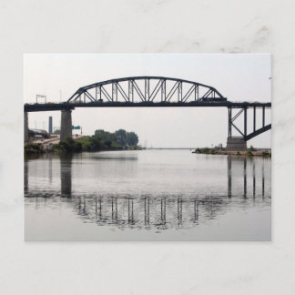Die Internationale Friedensbrücke Postkarte