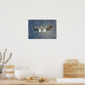 Die Internationale Raumstation fällt zurück Poster (Küche)