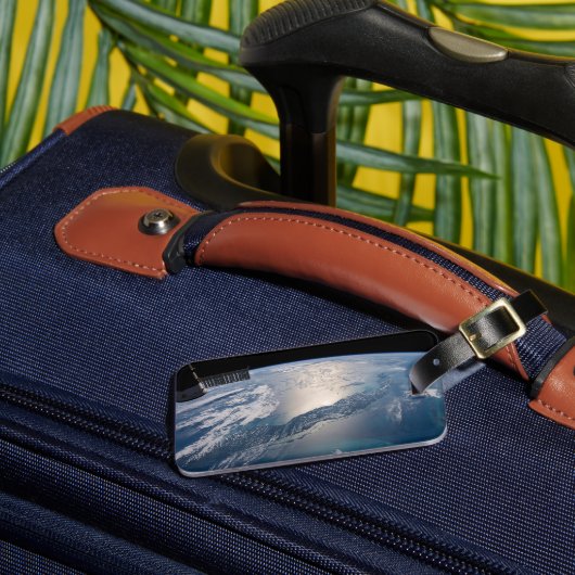 Die Internationale Raumstation über dem Atlantik Gepäckanhänger (Vorderseite Insitu 3)