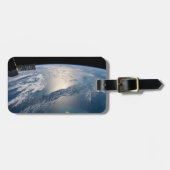 Die Internationale Raumstation über dem Atlantik Gepäckanhänger (Vorderseite horizontal)