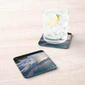 Die Internationale Raumstation über dem Atlantik Getränkeuntersetzer (Rechte Seite)