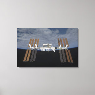 Die internationale Weltraumstation 11 Leinwanddruck
