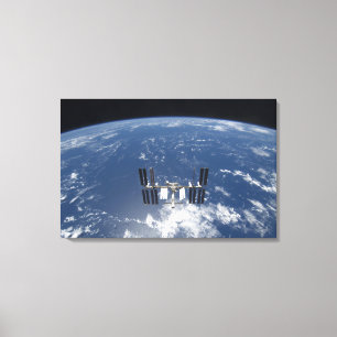 Die internationale Weltraumstation 17 Leinwanddruck