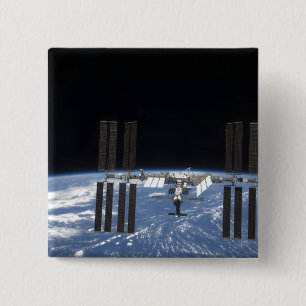 Die internationale Weltraumstation 18 Button