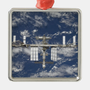 Die internationale Weltraumstation 6 Ornament Aus Metall