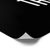 Die Internet-Funny Internet Peanut Pun Dark BG Poster (Ecke)