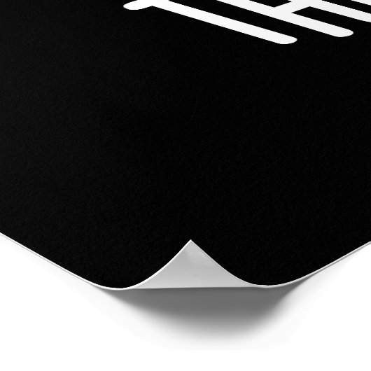 Die Internet-Funny Internet Peanut Pun Dark BG Poster (Ecke)