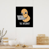Die Internet-Funny Internet Peanut Pun Dark BG Poster (Küche)
