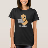 Die Internet-Funny Internet Peanut Pun Dark BG T-Shirt (Vorderseite)