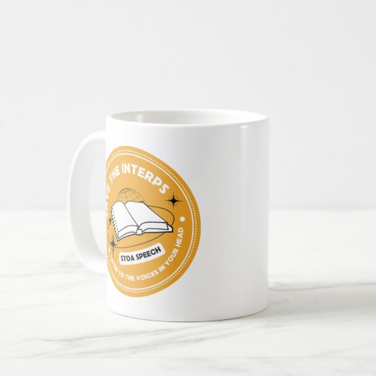 Die Interps-Tasse gerettet Kaffeetasse (Vorderseite Links)