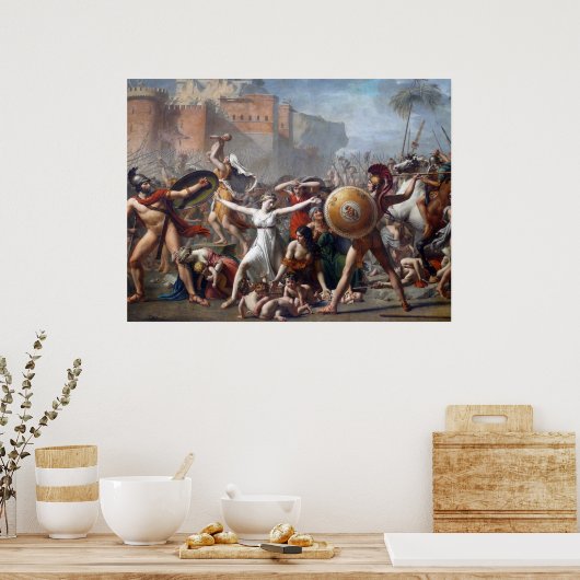 Die Intervention der Sabine-Frauen Poster (Küche)