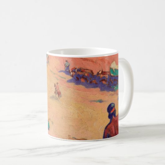 Die Intruder von Maynard Dixon Kaffeetasse (VorderseiteRechts)