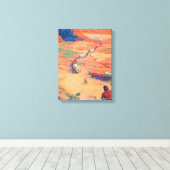 Die Intruder von Maynard Dixon Leinwanddruck (Insitu (Holzboden))