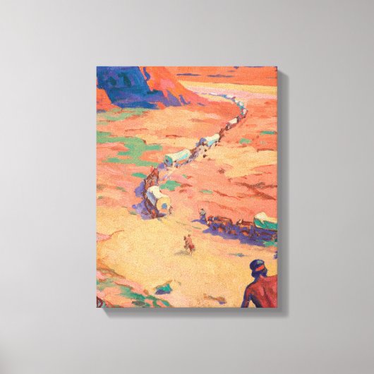 Die Intruder von Maynard Dixon Leinwanddruck (Vorderseite)