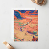 Die Intruder von Maynard Dixon Mitteilungskarte (Vorderseite/Rückseite Beispiel)