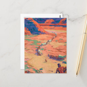 Die Intruder von Maynard Dixon Postkarte