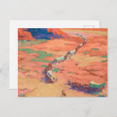 Die Intruder von Maynard Dixon Postkarte (Vorne/Hinten)